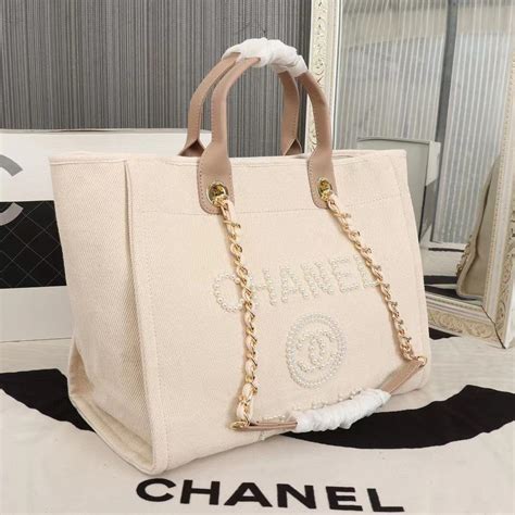 chanel large deauville tote bag replica